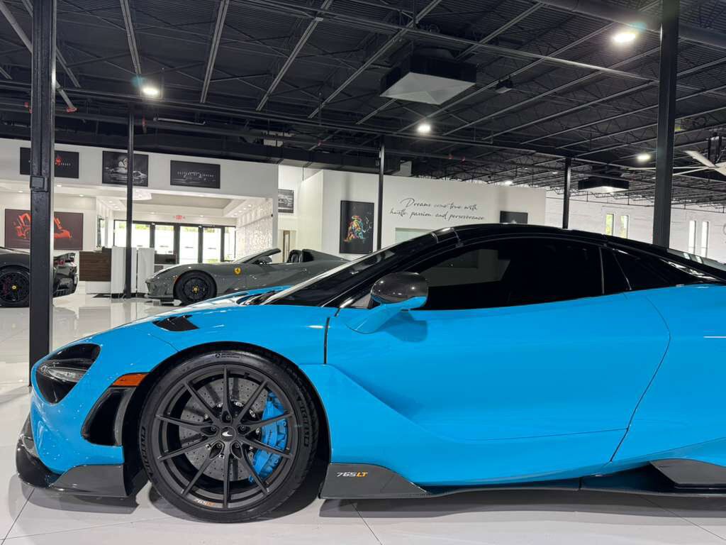 2022 McLaren 765LT Spider Fistral Blue paint/calipers, MSO interior, Bowers & Wilkins audio system AND MUCH MORE!! Fort Lauderdale FL