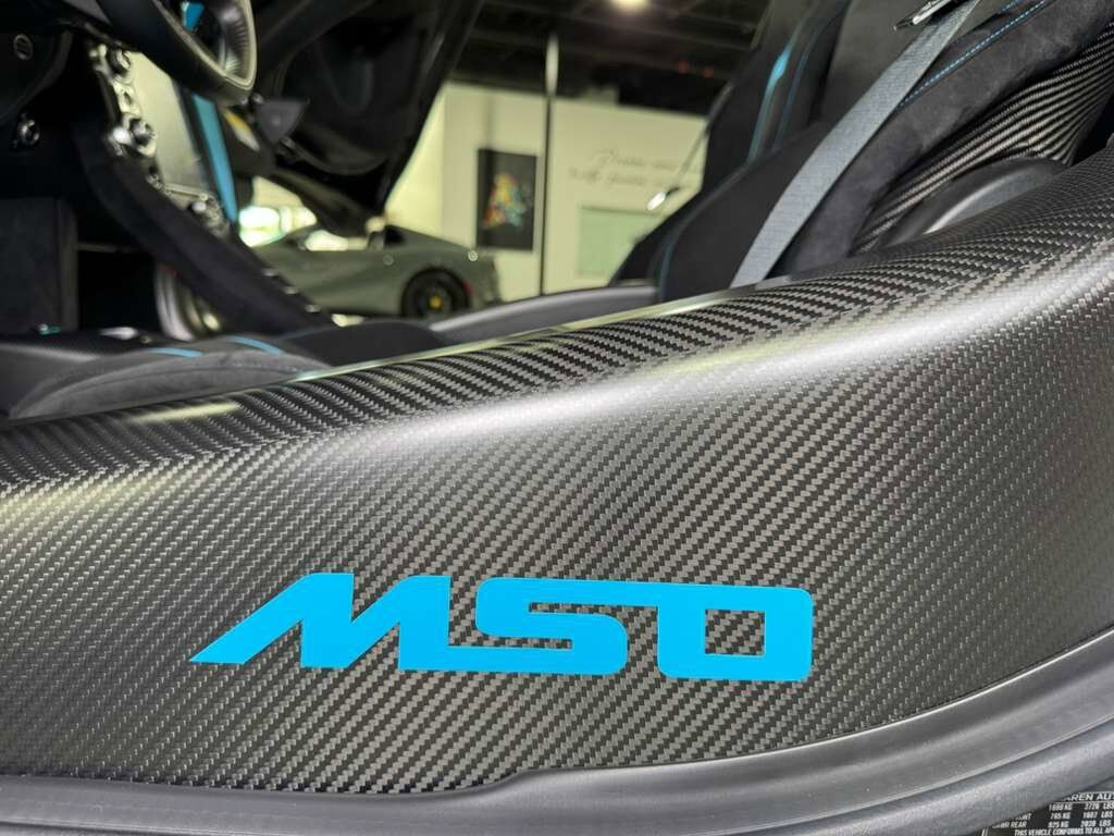 2022 McLaren 765LT Spider Fistral Blue paint/calipers, MSO interior, Bowers & Wilkins audio system AND MUCH MORE!! Fort Lauderdale FL
