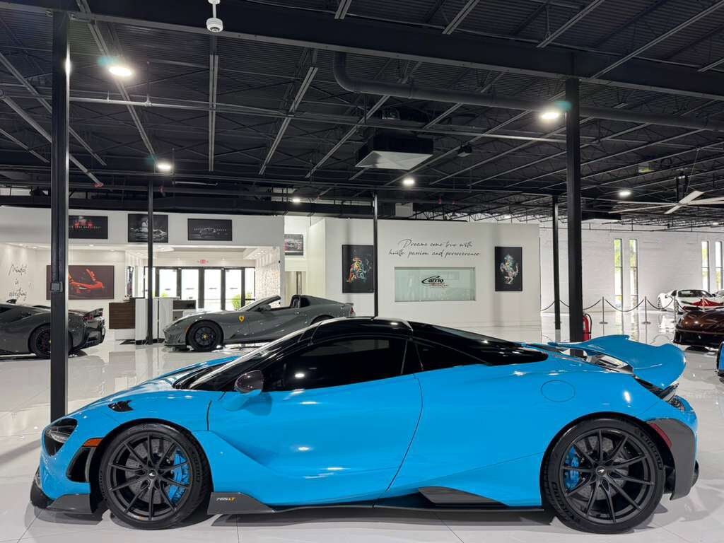 2022 McLaren 765LT Spider Fistral Blue paint/calipers, MSO interior, Bowers & Wilkins audio system AND MUCH MORE!! Fort Lauderdale FL