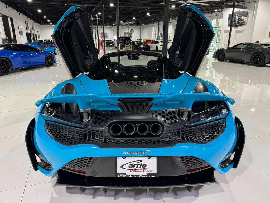 2022 McLaren 765LT Spider Fistral Blue paint/calipers, MSO interior, Bowers & Wilkins audio system AND MUCH MORE!! Fort Lauderdale FL