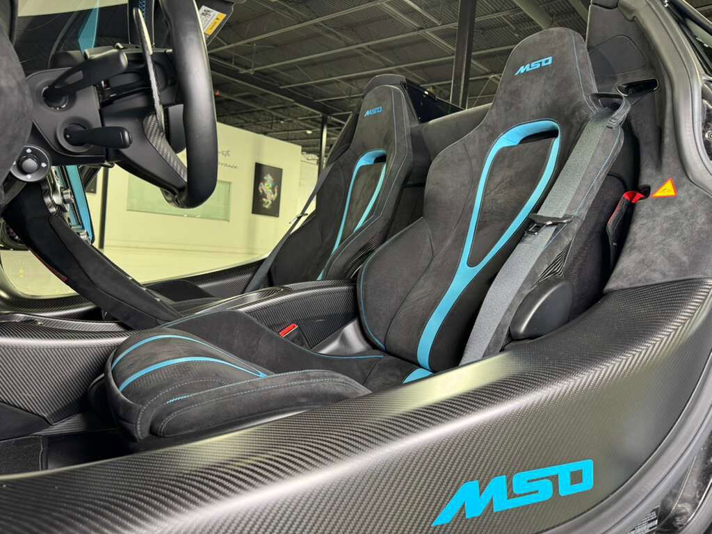 2022 McLaren 765LT Spider Fistral Blue paint/calipers, MSO interior, Bowers & Wilkins audio system AND MUCH MORE!! Fort Lauderdale FL