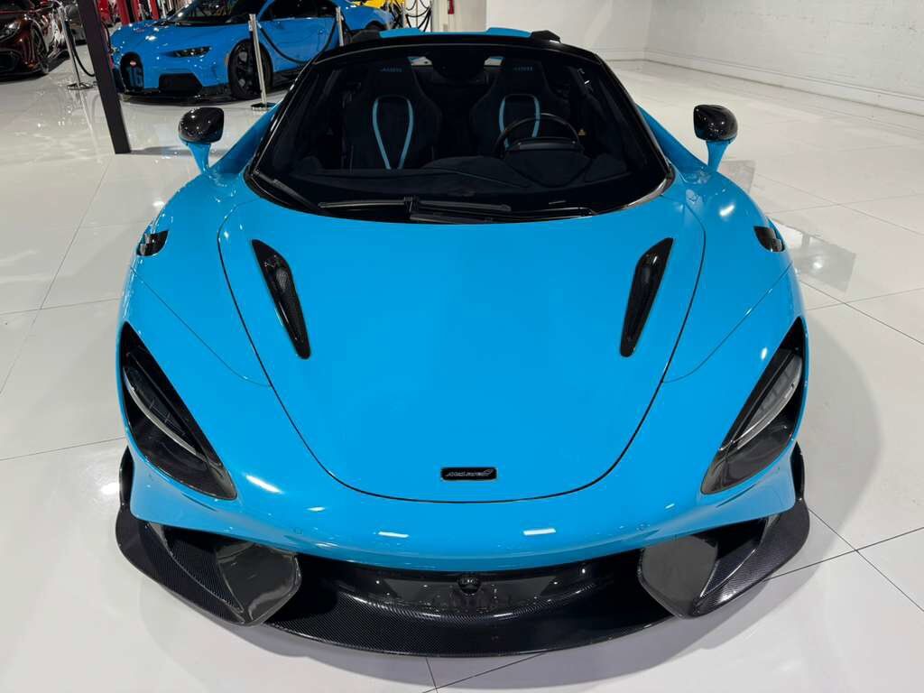2022 McLaren 765LT Spider Fistral Blue paint/calipers, MSO interior, Bowers & Wilkins audio system AND MUCH MORE!! Fort Lauderdale FL