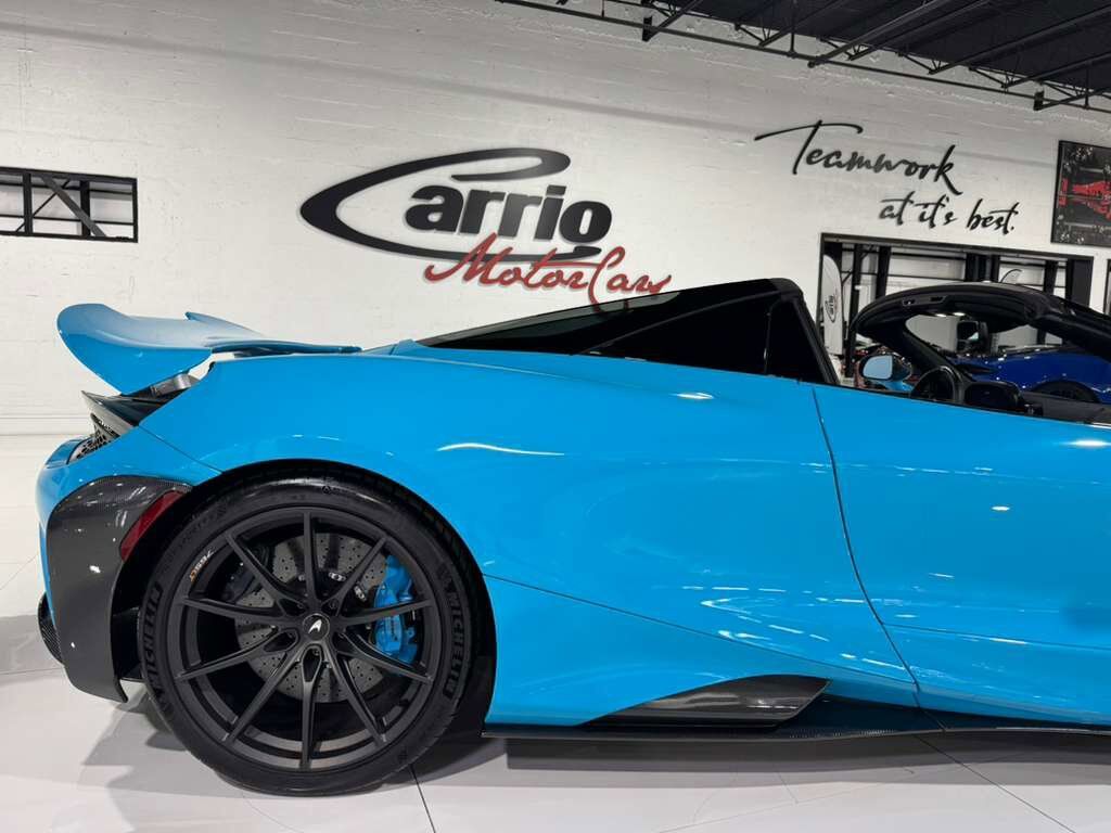 2022 McLaren 765LT Spider Fistral Blue paint/calipers, MSO interior, Bowers & Wilkins audio system AND MUCH MORE!! Fort Lauderdale FL