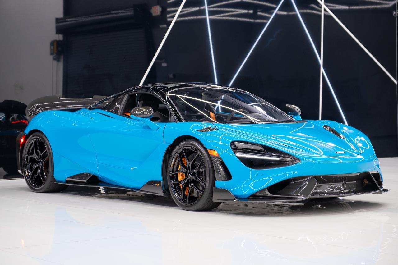 2022 McLaren 765LT Spider MSO Fistral Blue Miami FL