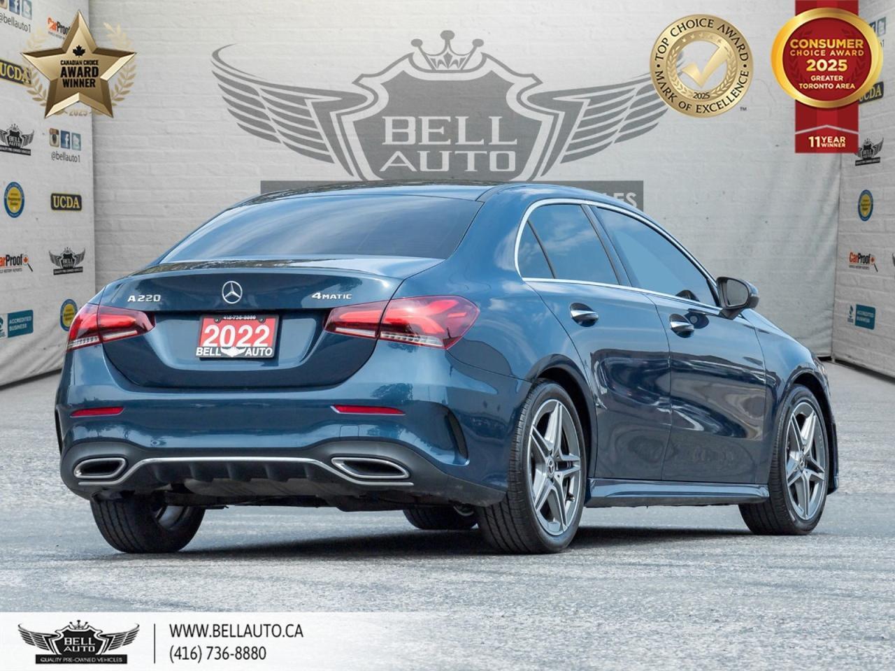 2022 Mercedes-Benz A-Class A 220 4MATIC SEDAN | AMG SPORT PKG | PREMIUM PKG | NAVI | SUNROOF | 18" AMG WHEELS Toronto ON