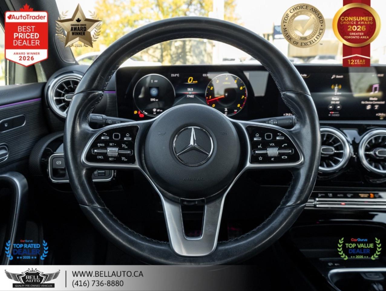 2022 Mercedes-Benz A-Class A250 | AMGPKG | PRMPKG | BKTSTS | PANO | NOACCIDENT Toronto ON