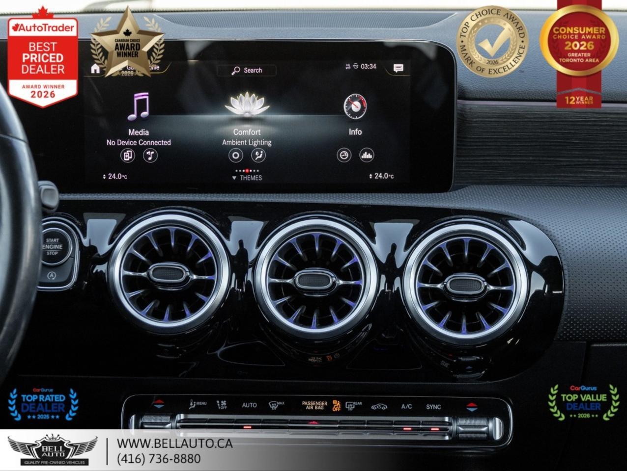 2022 Mercedes-Benz A-Class A250 | AMGPKG | PRMPKG | BKTSTS | PANO | NOACCIDENT Toronto ON