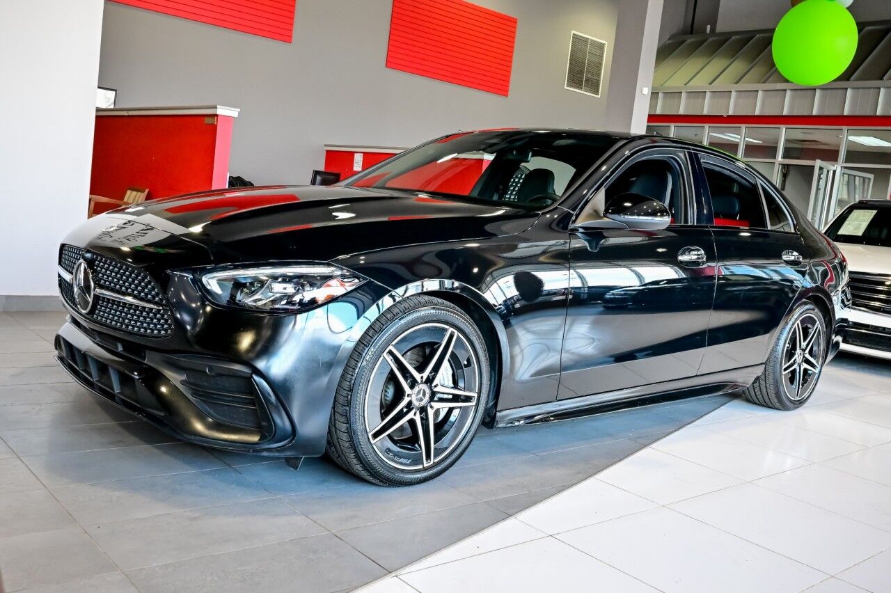 2022 Mercedes-Benz C-Class C 300, RED INTERIOR, VERY RARE, AMG-Line w/Night Pkg
