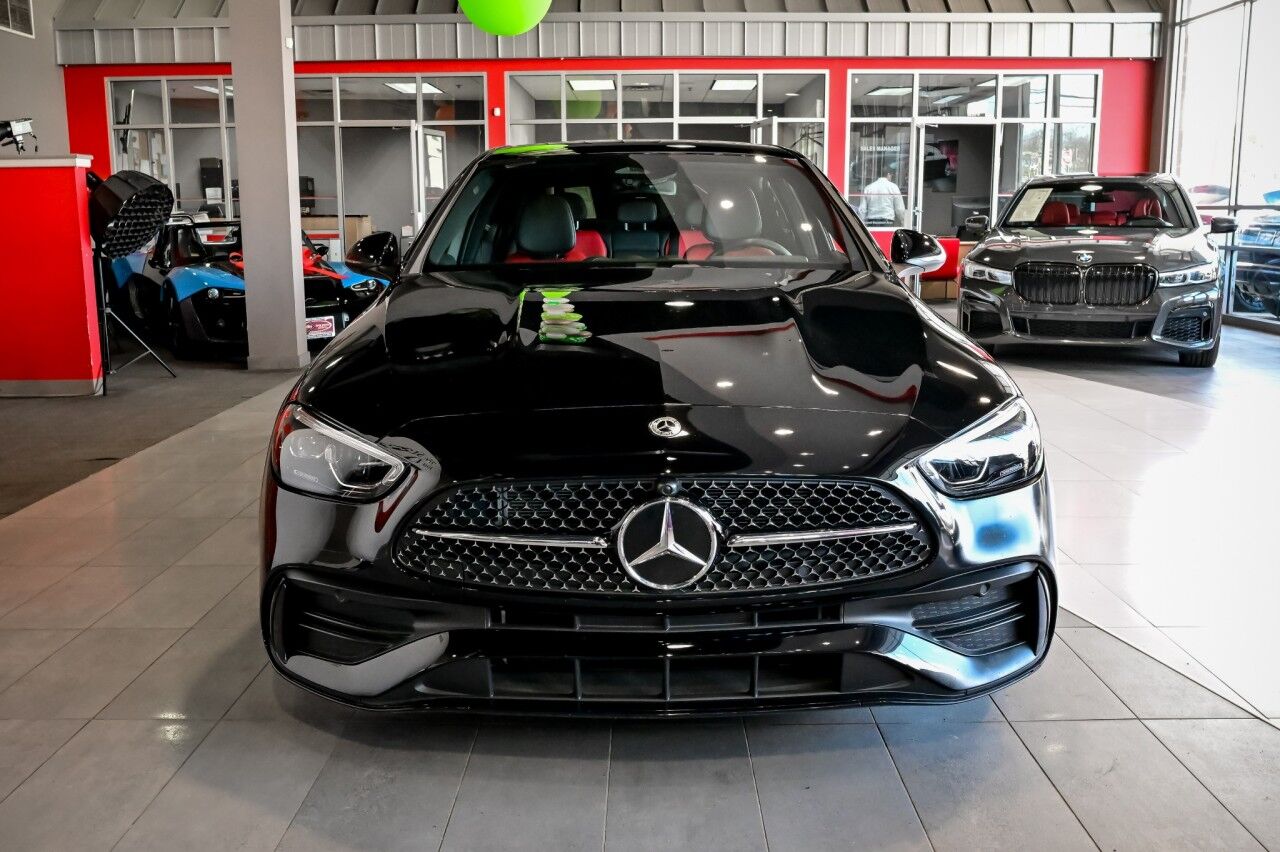 2022 Mercedes-Benz C-Class C 300, RED INTERIOR, VERY RARE, AMG-Line w/Night Pkg