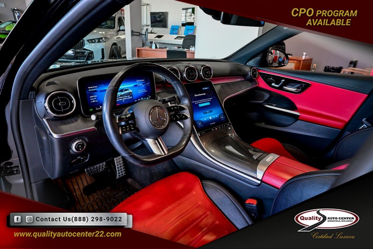 2022 Mercedes-Benz C-Class C 300, RED INTERIOR, VERY RARE, AMG-Line w/Night Pkg