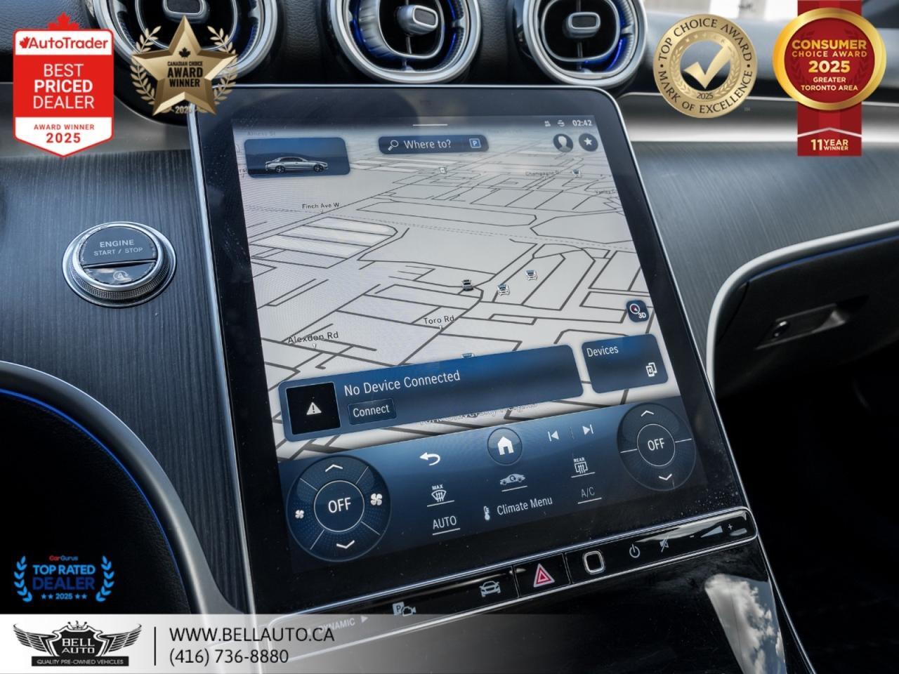 2022 Mercedes-Benz C-Class C300 | PRMPKG | NAVI | 360CAM | PANO | NOACCIDENT Toronto ON