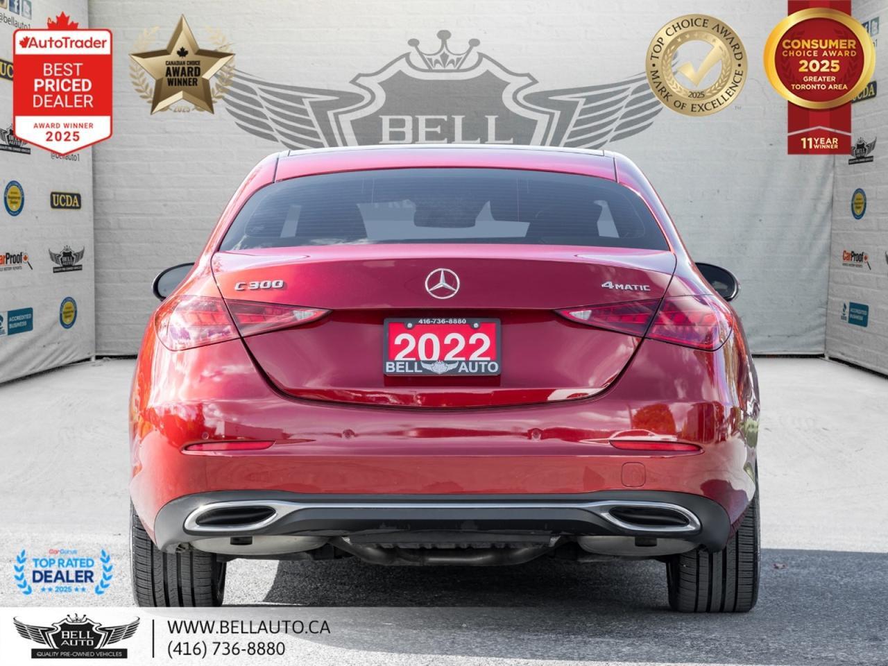 2022 Mercedes-Benz C-Class C300 | PRMPKG | NAVI | 360CAM | PANO | NOACCIDENT Toronto ON
