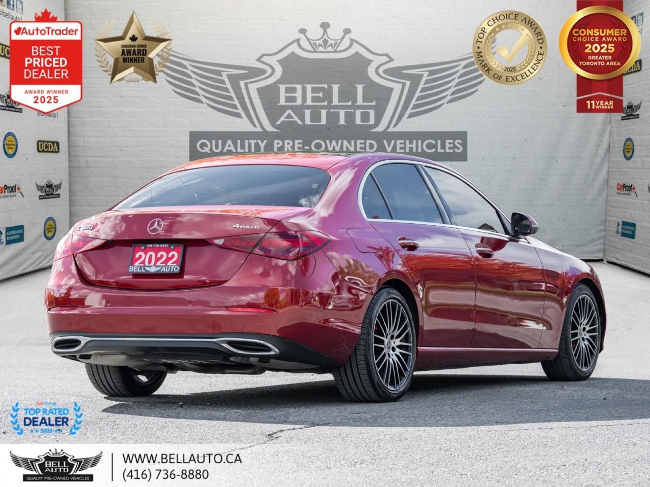 2022 Mercedes-Benz C-Class C300 | PRMPKG | NAVI | 360CAM | PANO | NOACCIDENT Toronto ON
