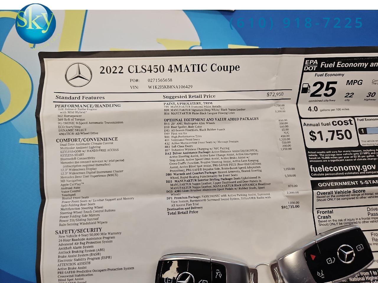2022 Mercedes-Benz CLS 450 4MATIC AWD Coupe West Chester PA