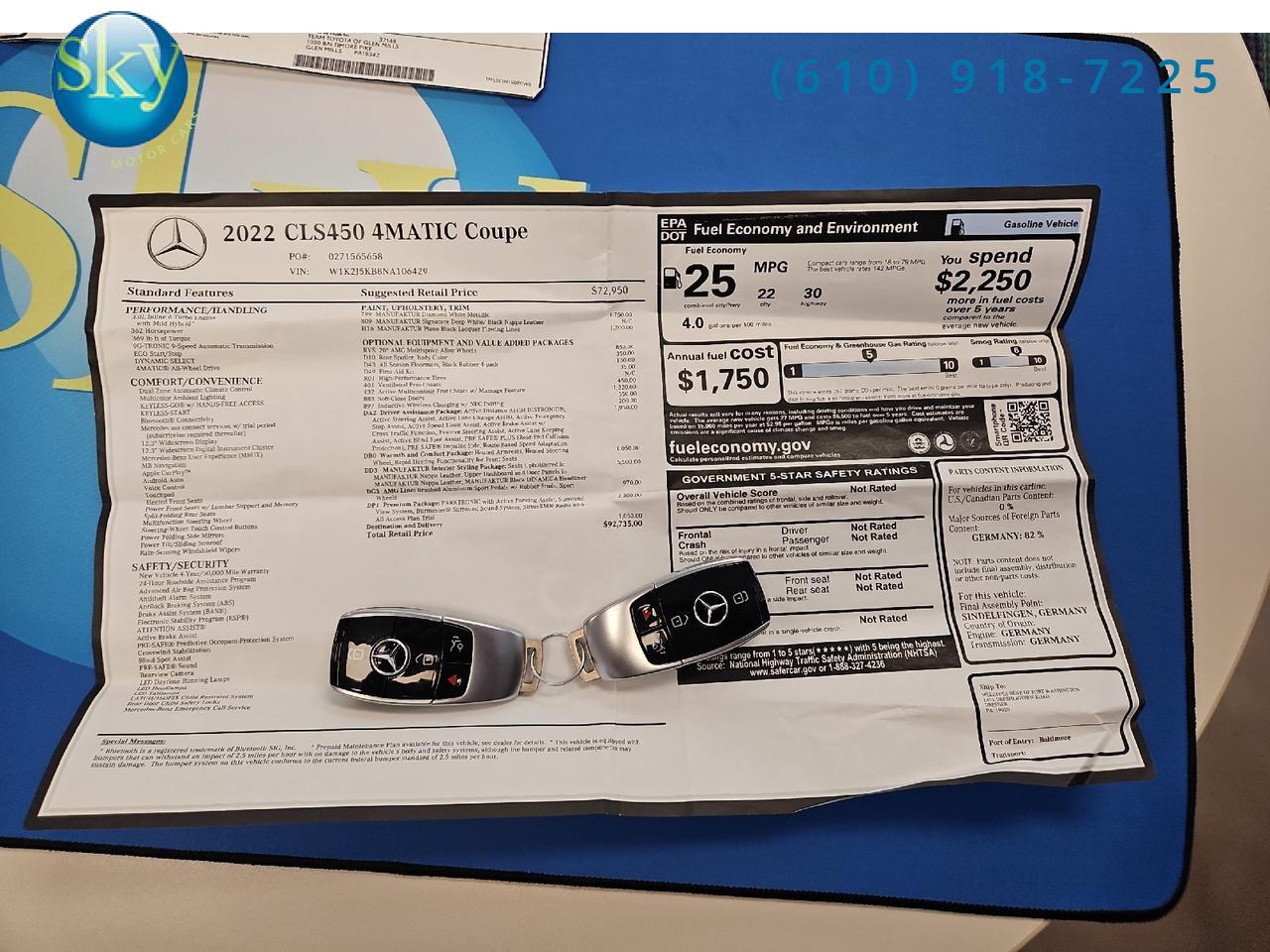2022 Mercedes-Benz CLS 450 4MATIC AWD Coupe West Chester PA