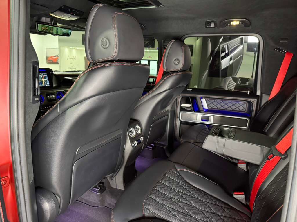 2022 Mercedes-Benz G-Class AMG G 63 4x4 Squared Cardinal Red Magno paint, Night Package Plus Magno, Burmester High-End & MORE!! Fort Lauderdale FL