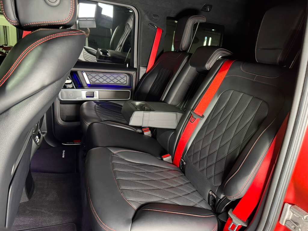 2022 Mercedes-Benz G-Class AMG G 63 4x4 Squared Cardinal Red Magno paint, Night Package Plus Magno, Burmester High-End & MORE!! Fort Lauderdale FL