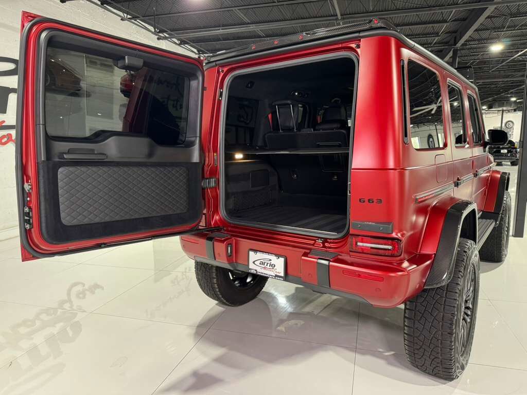 2022 Mercedes-Benz G-Class AMG G 63 4x4 Squared Cardinal Red Magno paint, Night Package Plus Magno, Burmester High-End & MORE!! Fort Lauderdale FL