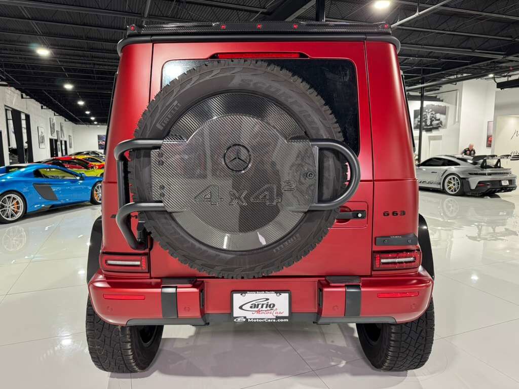 2022 Mercedes-Benz G-Class AMG G 63 4x4 Squared Cardinal Red Magno paint, Night Package Plus Magno, Burmester High-End & MORE!! Fort Lauderdale FL
