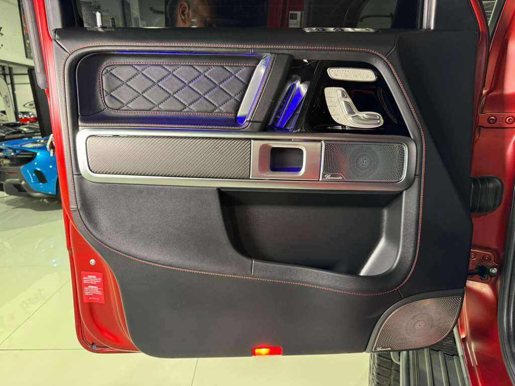 2022 Mercedes-Benz G-Class AMG G 63 4x4 Squared Cardinal Red Magno paint, Night Package Plus Magno, Burmester High-End & MORE!! Fort Lauderdale FL