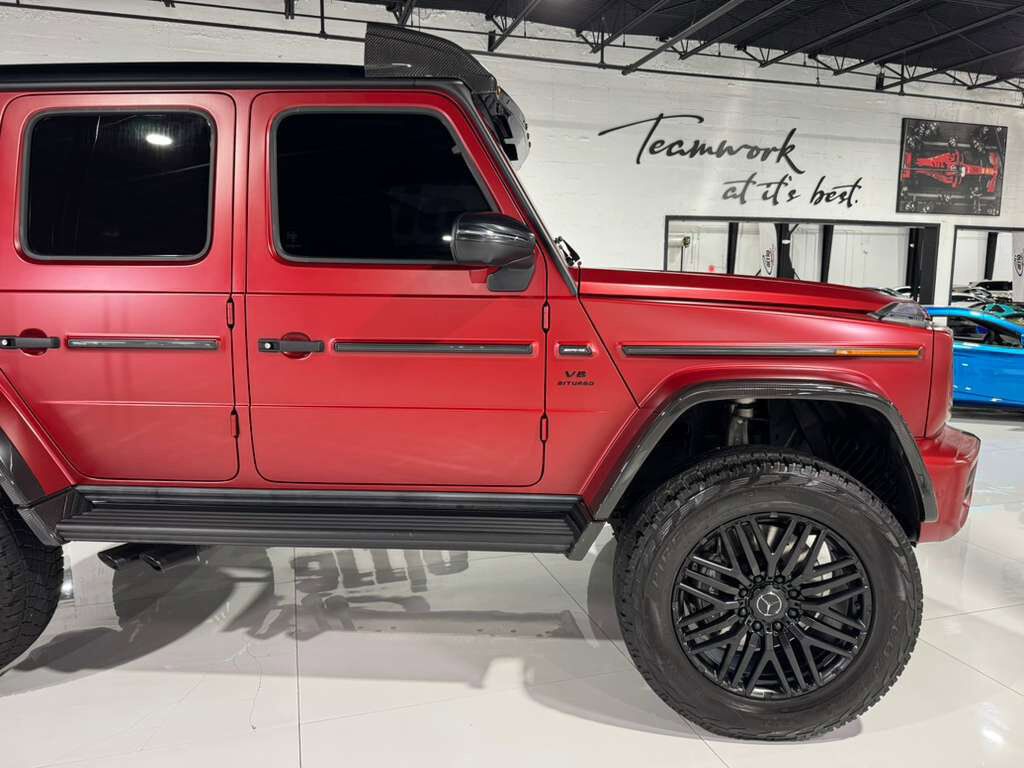 2022 Mercedes-Benz G-Class AMG G 63 4x4 Squared Cardinal Red Magno paint, Night Package Plus Magno, Burmester High-End & MORE!! Fort Lauderdale FL