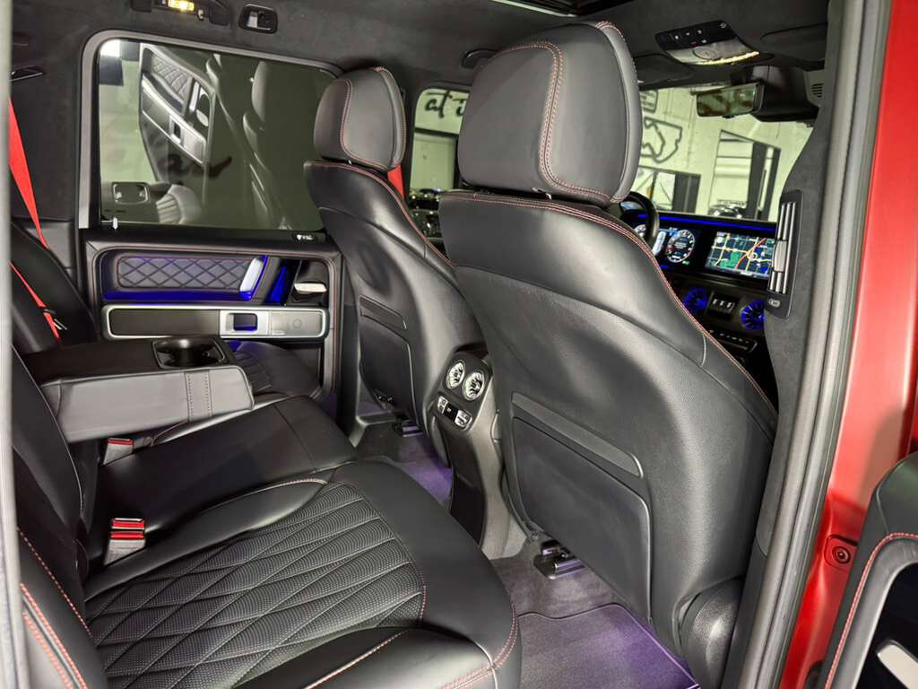 2022 Mercedes-Benz G-Class AMG G 63 4x4 Squared Cardinal Red Magno paint, Night Package Plus Magno, Burmester High-End & MORE!! Fort Lauderdale FL