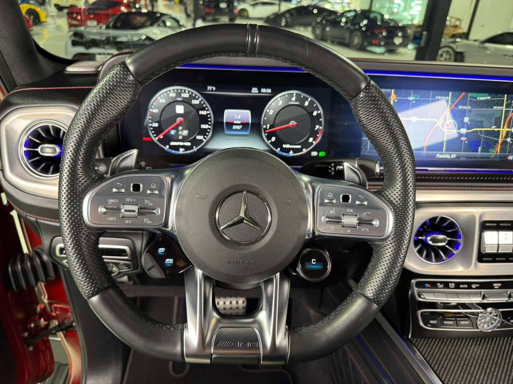 2022 Mercedes-Benz G-Class AMG G 63 4x4 Squared Cardinal Red Magno paint, Night Package Plus Magno, Burmester High-End & MORE!! Fort Lauderdale FL