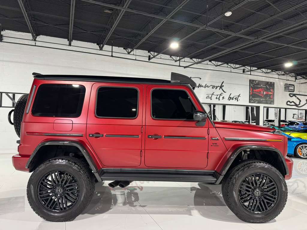 2022 Mercedes-Benz G-Class AMG G 63 4x4 Squared Cardinal Red Magno paint, Night Package Plus Magno, Burmester High-End & MORE!! Fort Lauderdale FL