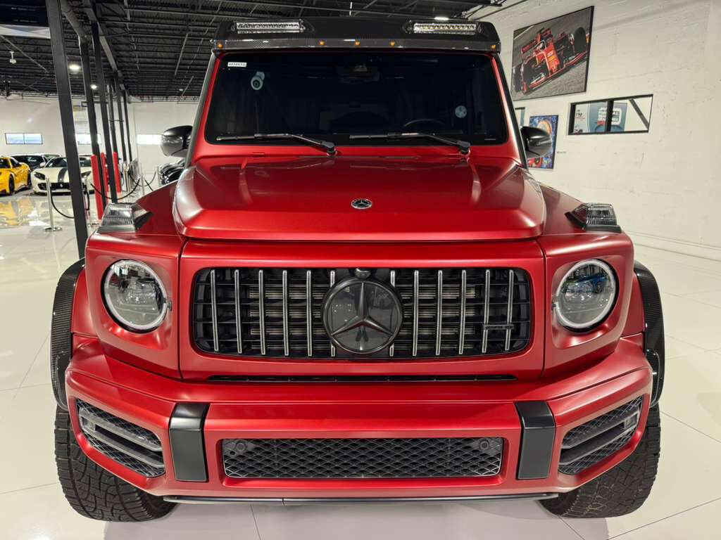 2022 Mercedes-Benz G-Class AMG G 63 4x4 Squared Cardinal Red Magno paint, Night Package Plus Magno, Burmester High-End & MORE!!