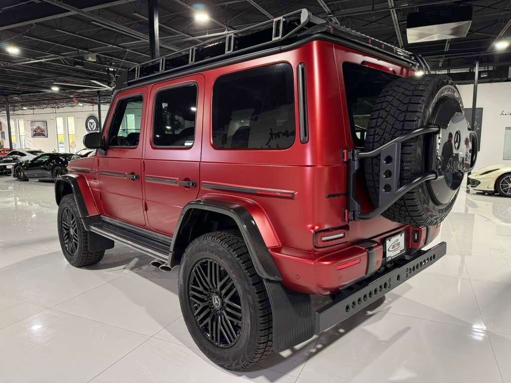 2022 Mercedes-Benz G-Class AMG G 63 4x4 Squared Cardinal Red Magno paint, Night Package Plus Magno, PRO roof rack & MUCH MORE!! Fort Lauderdale FL