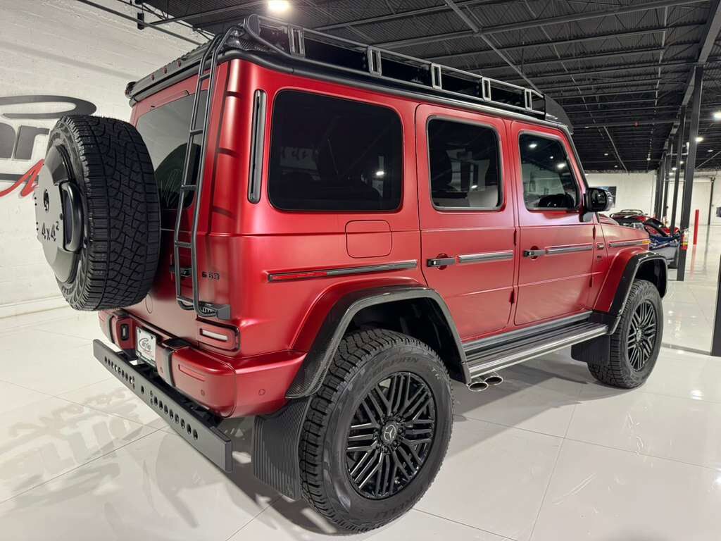 2022 Mercedes-Benz G-Class AMG G 63 4x4 Squared Cardinal Red Magno paint, Night Package Plus Magno, PRO roof rack & MUCH MORE!! Fort Lauderdale FL