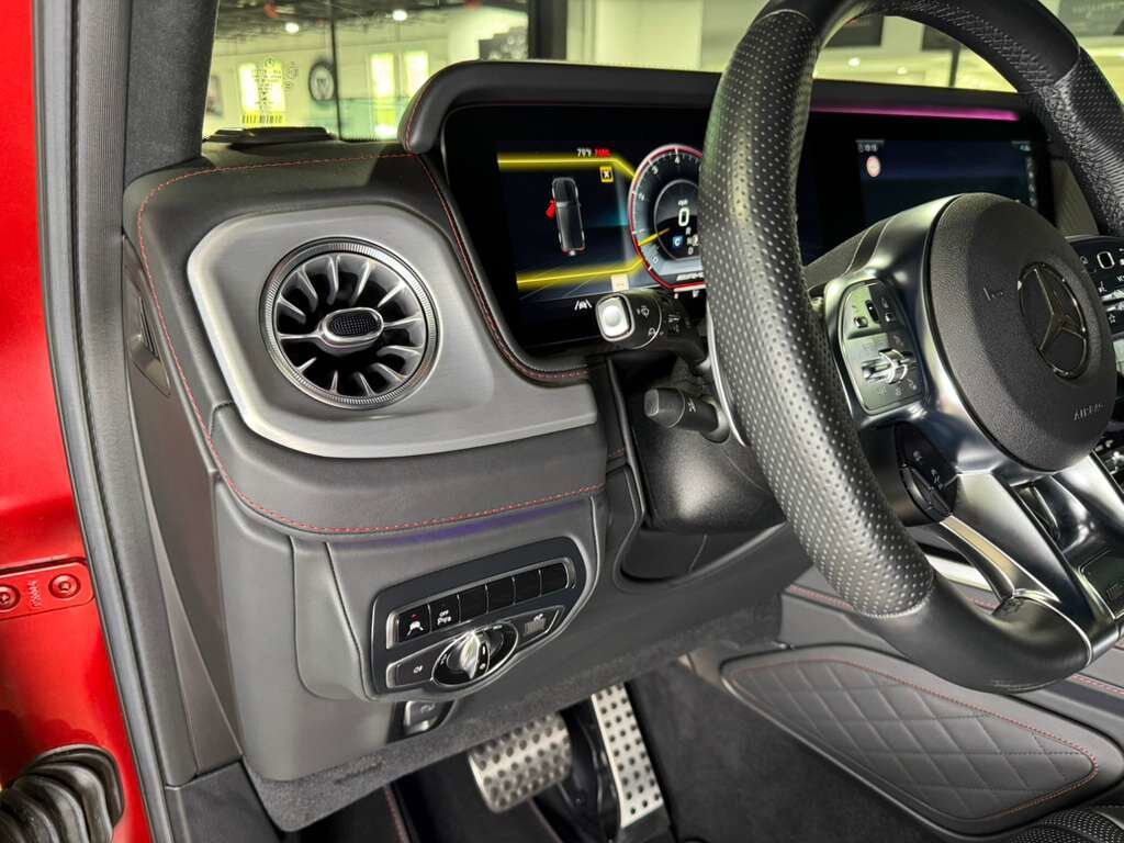 2022 Mercedes-Benz G-Class AMG G 63 4x4 Squared Cardinal Red Magno paint, Night Package Plus Magno, PRO roof rack & MUCH MORE!! Fort Lauderdale FL