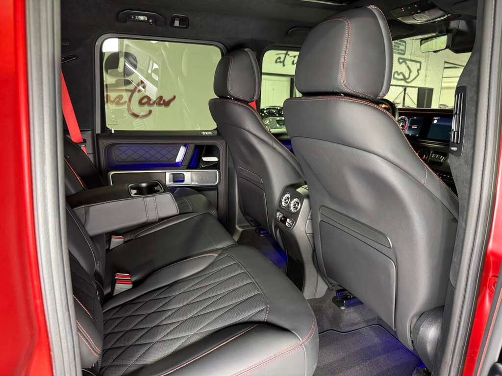 2022 Mercedes-Benz G-Class AMG G 63 4x4 Squared Cardinal Red Magno paint, Night Package Plus Magno, PRO roof rack & MUCH MORE!! Fort Lauderdale FL