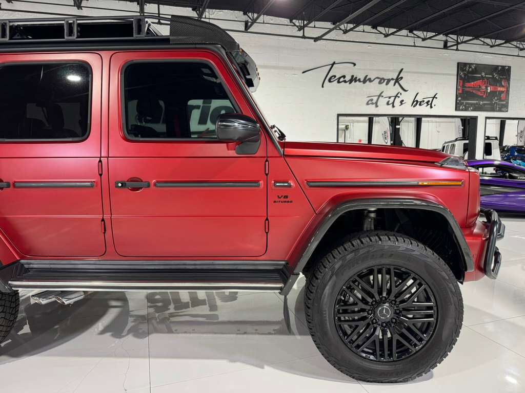 2022 Mercedes-Benz G-Class AMG G 63 4x4 Squared Cardinal Red Magno paint, Night Package Plus Magno, PRO roof rack & MUCH MORE!! Fort Lauderdale FL