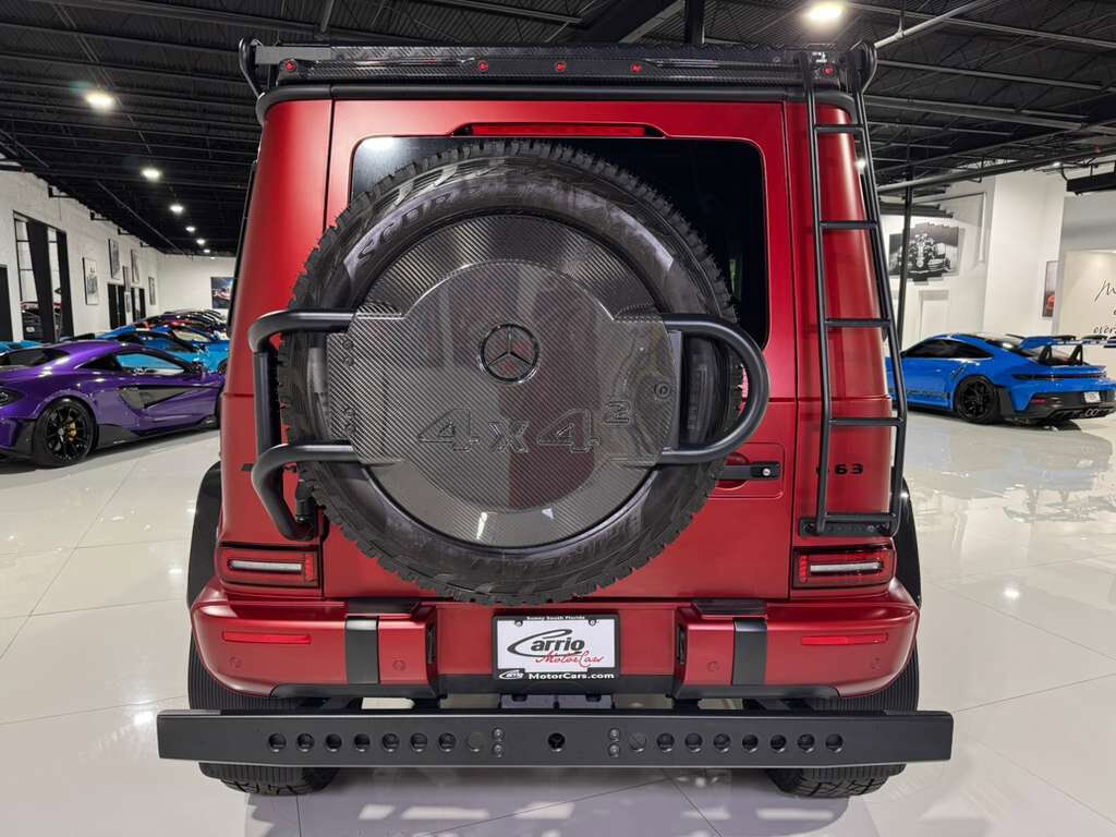2022 Mercedes-Benz G-Class AMG G 63 4x4 Squared Cardinal Red Magno paint, Night Package Plus Magno, PRO roof rack & MUCH MORE!! Fort Lauderdale FL