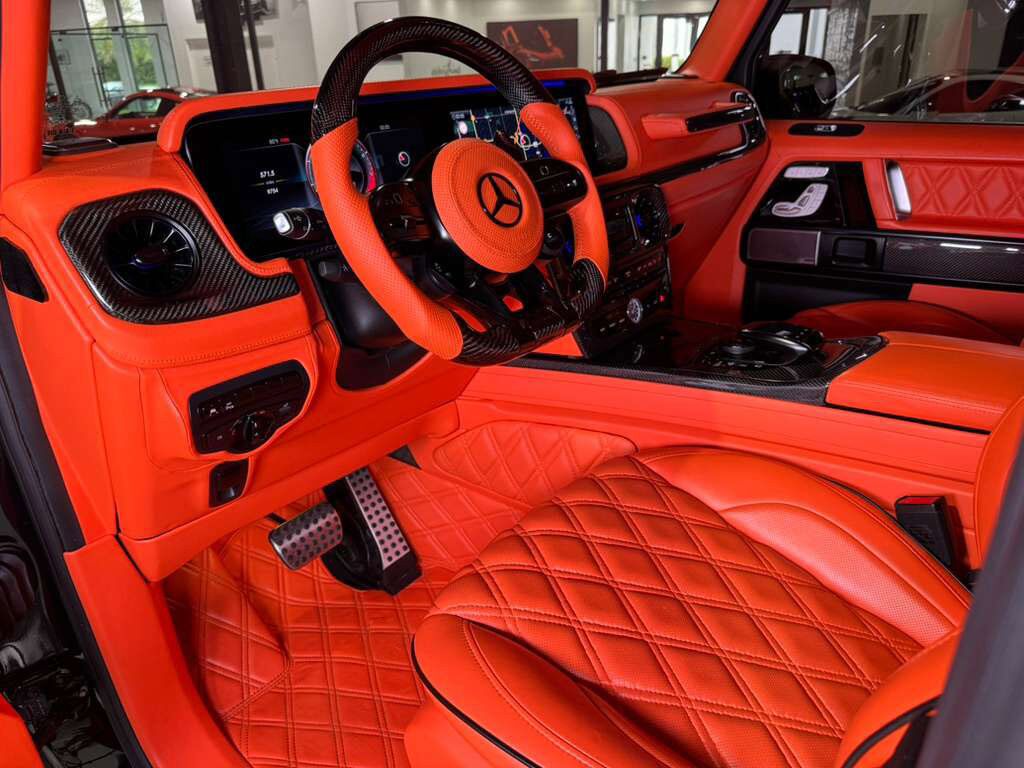 2022 Mercedes-Benz G-Class AMG G 63 4x4 Squared luggage rack, custom interior, Burmester High-End, carbon galore & MUCH MORE!! Fort Lauderdale FL