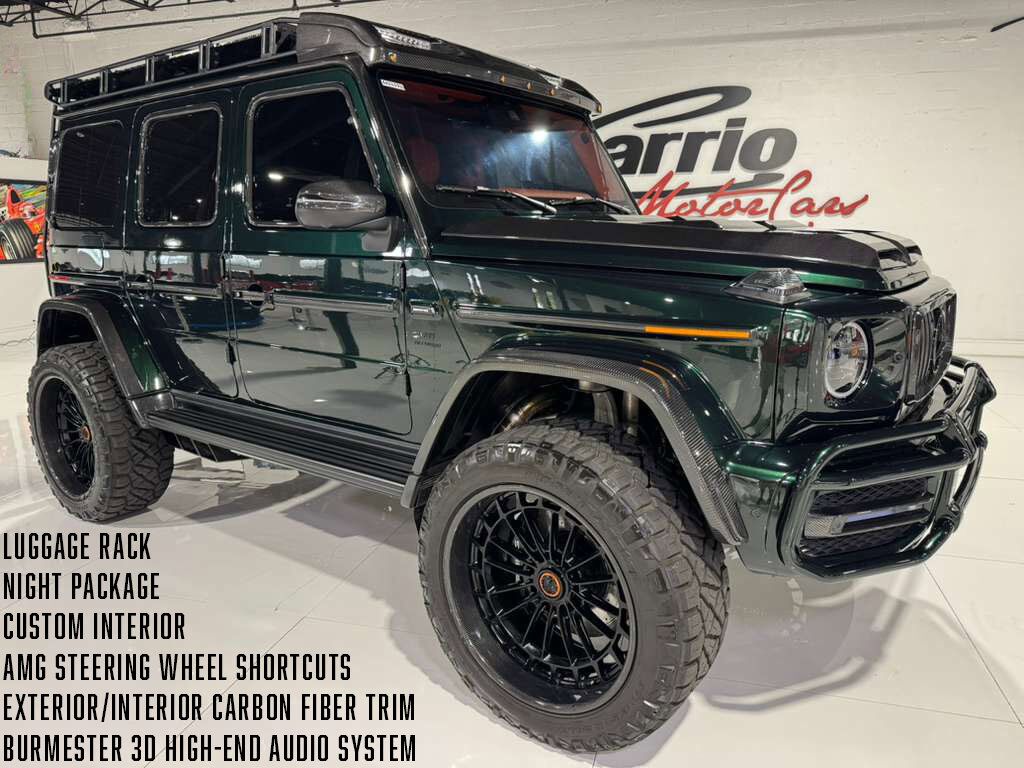 2022 Mercedes-Benz G-Class AMG G 63 4x4 Squared luggage rack, custom interior, Burmester High-End, carbon galore & MUCH MORE!! Fort Lauderdale FL