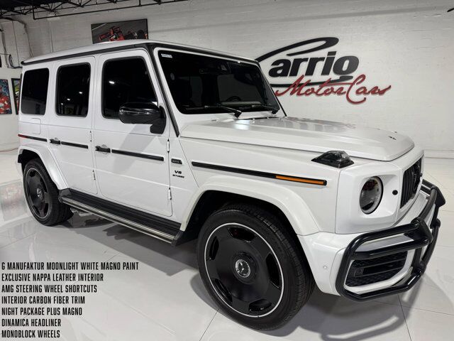 2022 Mercedes-Benz G-Class AMG G 63 G manufaktur paint, Exclusive Nappa leather, Dinamica headliner, monoblocks AND MUCH MORE!! Fort Lauderdale FL