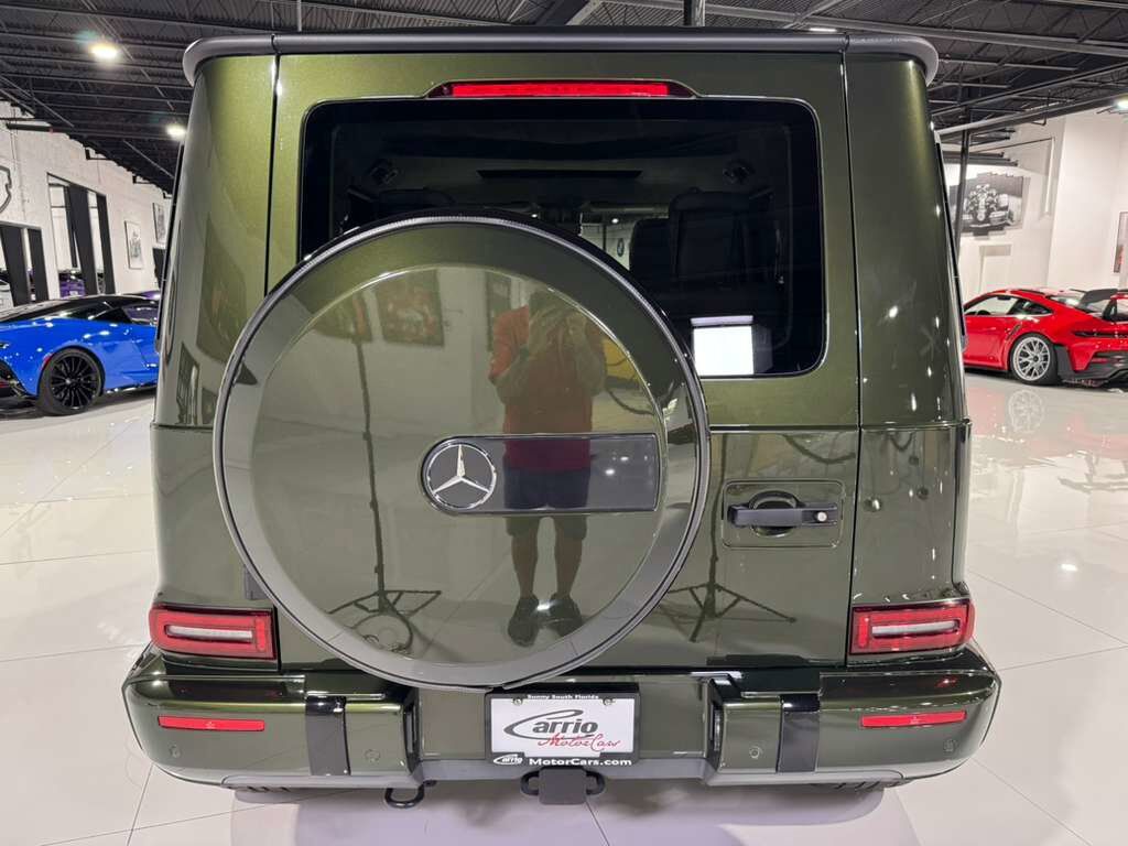 2022 Mercedes-Benz G-Class AMG G 63 Olive Metallic paint, Exclusive Nappa leather, Burmester High-End audio AND MUCH MORE!! Fort Lauderdale FL