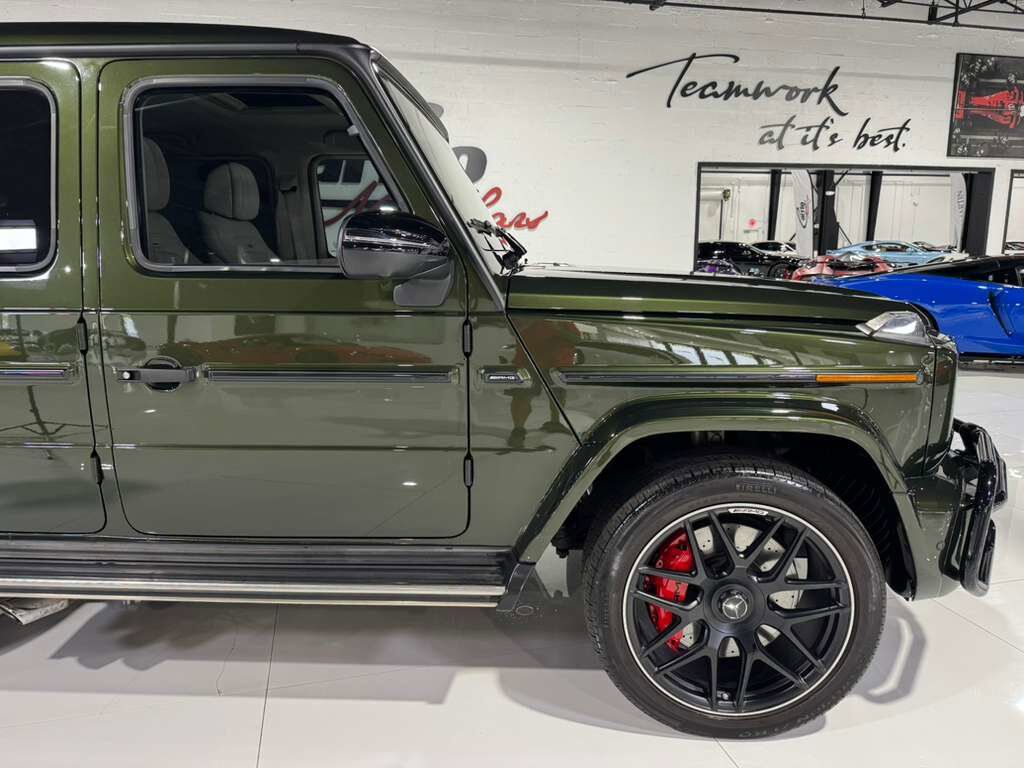 2022 Mercedes-Benz G-Class AMG G 63 Olive Metallic paint, Exclusive Nappa leather, Burmester High-End audio AND MUCH MORE!! Fort Lauderdale FL
