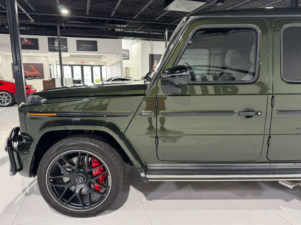 2022 Mercedes-Benz G-Class AMG G 63 Olive Metallic paint, Exclusive Nappa leather, Burmester High-End audio AND MUCH MORE!! Fort Lauderdale FL