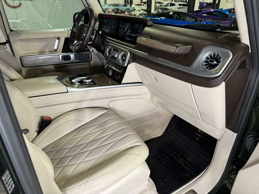 2022 Mercedes-Benz G-Class AMG G 63 Olive Metallic paint, Exclusive Nappa leather, Burmester High-End audio AND MUCH MORE!! Fort Lauderdale FL