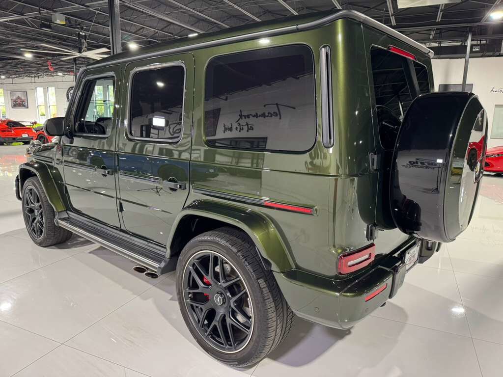 2022 Mercedes-Benz G-Class AMG G 63 Olive Metallic paint, Exclusive Nappa leather, Burmester High-End audio AND MUCH MORE!! Fort Lauderdale FL