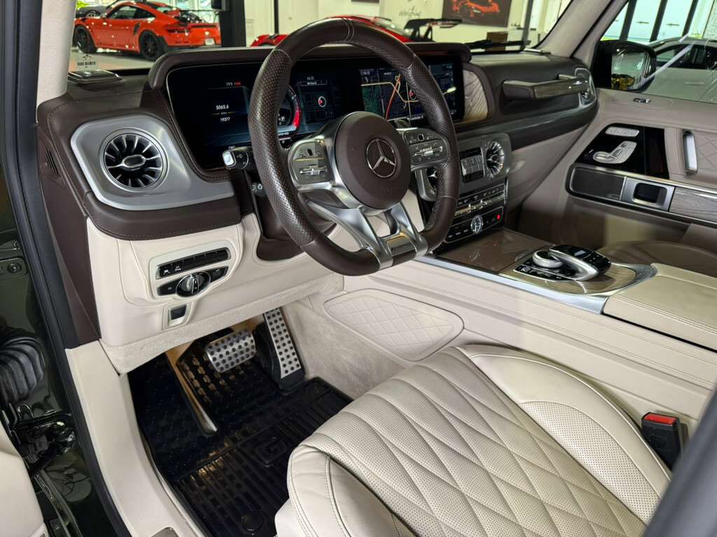 2022 Mercedes-Benz G-Class AMG G 63 Olive Metallic paint, Exclusive Nappa leather, Burmester High-End audio AND MUCH MORE!! Fort Lauderdale FL