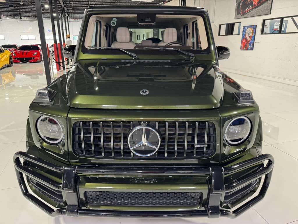 2022 Mercedes-Benz G-Class AMG G 63 Olive Metallic paint, Exclusive Nappa leather, Burmester High-End audio AND MUCH MORE!! Fort Lauderdale FL