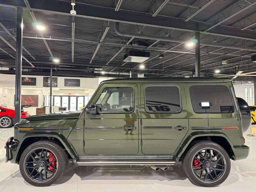 2022 Mercedes-Benz G-Class AMG G 63 Olive Metallic paint, Exclusive Nappa leather, Burmester High-End audio AND MUCH MORE!! Fort Lauderdale FL