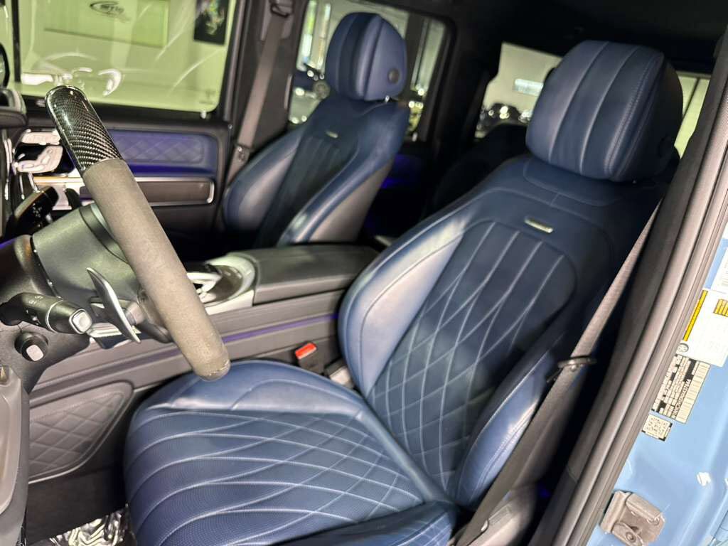 2022 Mercedes-Benz G-Class AMG G 63 body kit, China Blue paint, G Manufaktur interior, Burmester High-End audio AND MUCH MORE!! Fort Lauderdale FL