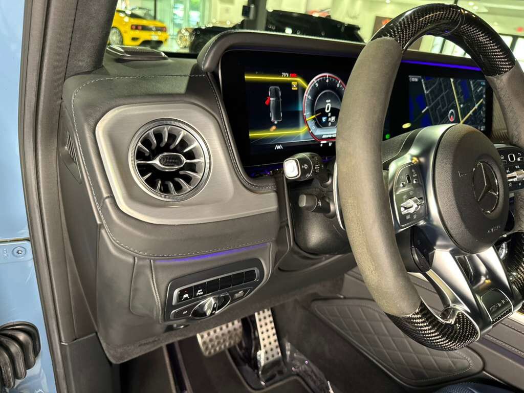 2022 Mercedes-Benz G-Class AMG G 63 body kit, China Blue paint, G Manufaktur interior, Burmester High-End audio AND MUCH MORE!! Fort Lauderdale FL