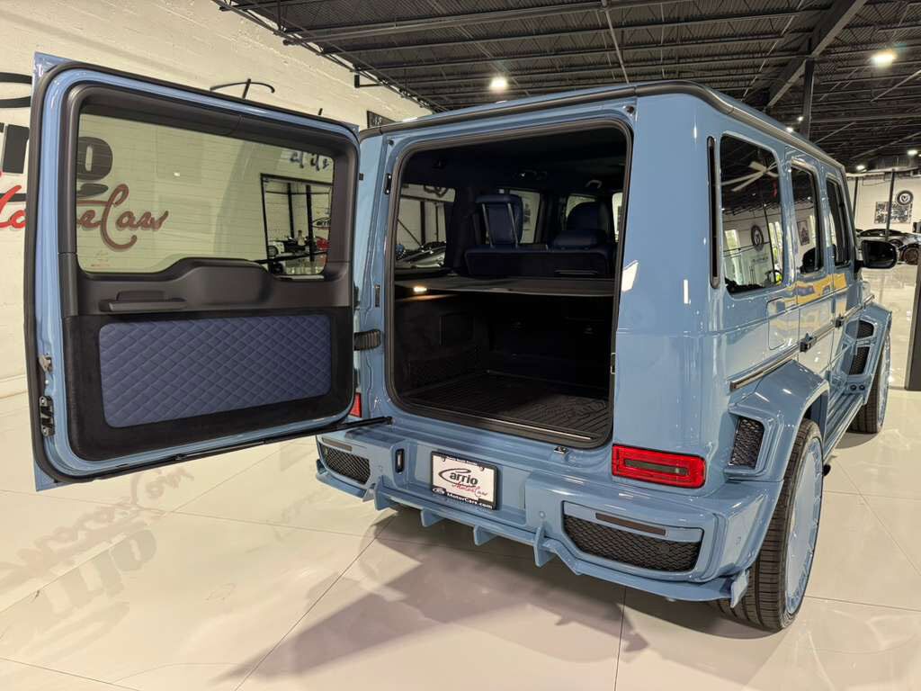 2022 Mercedes-Benz G-Class AMG G 63 body kit, China Blue paint, G Manufaktur interior, Burmester High-End audio AND MUCH MORE!! Fort Lauderdale FL