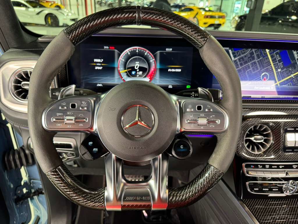 2022 Mercedes-Benz G-Class AMG G 63 body kit, China Blue paint, G Manufaktur interior, Burmester High-End audio AND MUCH MORE!! Fort Lauderdale FL